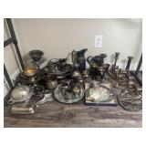 Silver Plate & 1 Pewter plate Silver Plate & 1 Pewter plate