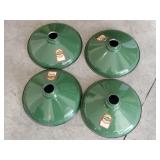 4 Metal Abolite Enamel Light Reflectors 4 Metal Abolite Enamel Light Reflectors