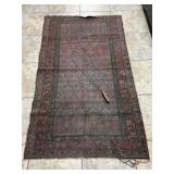 Vintage area rug & Rug Beater Vintage area rug & Rug Beater