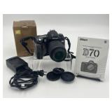 Nikon Digital D70 35mm Camera, Battery, Charger Nikon Digital D70 35mm Camera, Battery, Charger