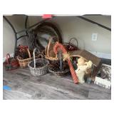 Baskets, Nativity, Pinecones Baskets, Nativity, Pinecones