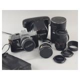 Canon FT Camera, with Canon, Vivitar Lens Canon FT Camera, with Canon, Vivitar Lens
