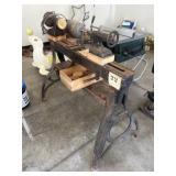 Wood Floor Model Lathe with Motor Wood Floor Model Lathe with Motor