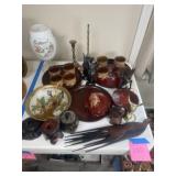 Oriental Cups, Wood Birds, Saucers & more Oriental Cups, Wood Birds, Saucers & more