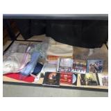 Vintage Linens, Bathroom Rug, DVD's