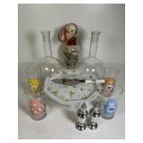 Loscany Cake Plate, Care Bear Glasses, Pyrex