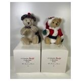 Steiff Bears, Santa Bear & Colin The Winter Bear