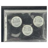 1943 Steel Penny / Cents: P, S, D