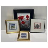 Framed Watercolors & Signed Paintings