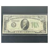 1934 Ten Dollar Bill / G Note