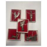 Gorham Sterling Christmas Ornaments, Galway