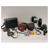 Vintage Camera Equipment, Nikkormat, Praktica