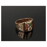 Mens Gold Class Ring