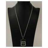 Skull & Crossbones Dog Tag Necklace