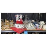 Christmas Dishes, Furio, Glassware, Brass