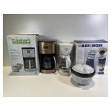 Cuisinart & Black n Decker Coffee Pots, Cooker