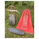 Blazen Sno-Wing, Makalia Skateboard, Sled Blazen Sno-Wing, Makalia Skateboard, Sled