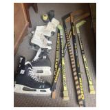 Hockey Sticks, Hockey Skates, Ice Skates Hockey Sticks, Hockey Skates, Ice Skates