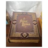Antique 1882 Hubbard Bro. Large Leather Bible Antique 1882 Hubbard Bro. Large Leather Bible
