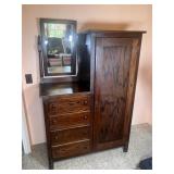 Antique Oak Chifforobe Antique Oak Chifforobe