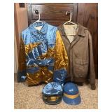 Jockey's Riding Outfit & Leather Bomber Jacket Jockey's Riding Outfit & Leather Bomber Jacket
