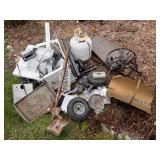Scrap, Gas Tank, Magazine Holder Scrap, Gas Tank, Magazine Holder