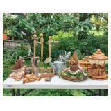 Wood hanging Candle Holder, Statues & more Wood hanging Candle Holder, Statues & more
