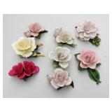 Porcelain Napoleon Italy Rose Figurines Porcelain Napoleon Italy Rose Figurines