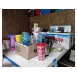 Wine Box, Wine Carafe, Drinking Glasses Wine Box, Wine Carafe, Drinking Glasses