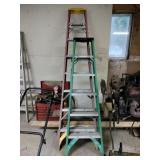 6 Ft & 8 Ft Fiberglass Step Ladders 6 Ft & 8 Ft Fiberglass Step Ladders