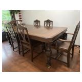 Wood Dining Table with 6 Chairs Wood Dining Table with 6 Chairs