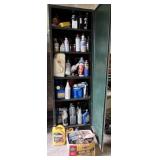 Metal Cabinet w/ Automotive Fluids Metal Cabinet w/ Automotive Fluids