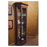 Lighted Curio Cabinet NOT CONTENTS