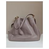 Coach Madison Phoebe Taupe Leather Handbag