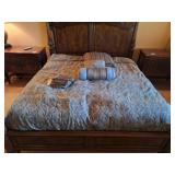 2 Twin Power Mattress and Boxprings, Bedding