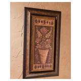 Wall Art, Tea Light Holder, Metal Scrollwork
