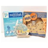 Microscope, Marble Maze & Channel Chase Games