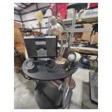 Lamps, TV Stand, White Westinghouse Stereo