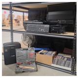 Fellowes Shredder, HP Printer, Sony, LG TV