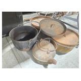 Cast Iron Dutch Ovens, Tea Kettle