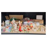 Christmas Decor, Russian Stacking Santa, Nativity