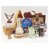 Cypress Clock, Stained Glass, Nautical Decor