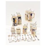 Beer Steins, Souvenir Spoons