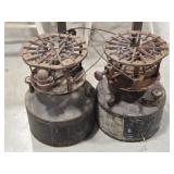 2 Vtg. Coleman Handy Gas Plant Instant Lighting