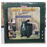 New In Box Coleman Portable Hot Water Heater