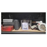 Bostitch Finish Nailer, Delta Drill, Circular Saw