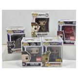 5 New In Box Funko Pop! Figures