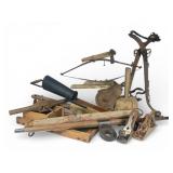 Wood Planes, Cabbage Cutter, Seeder, Yokes, Pulley