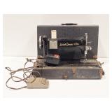 Vintage Stitch-Queen Sewing Machine & Case