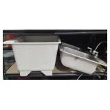 Utility Sink & 2 Bowl Kitchen Sink